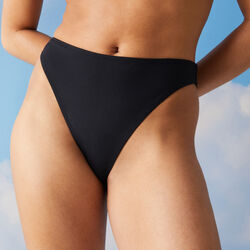 high-waisted cutaway bikini bottoms