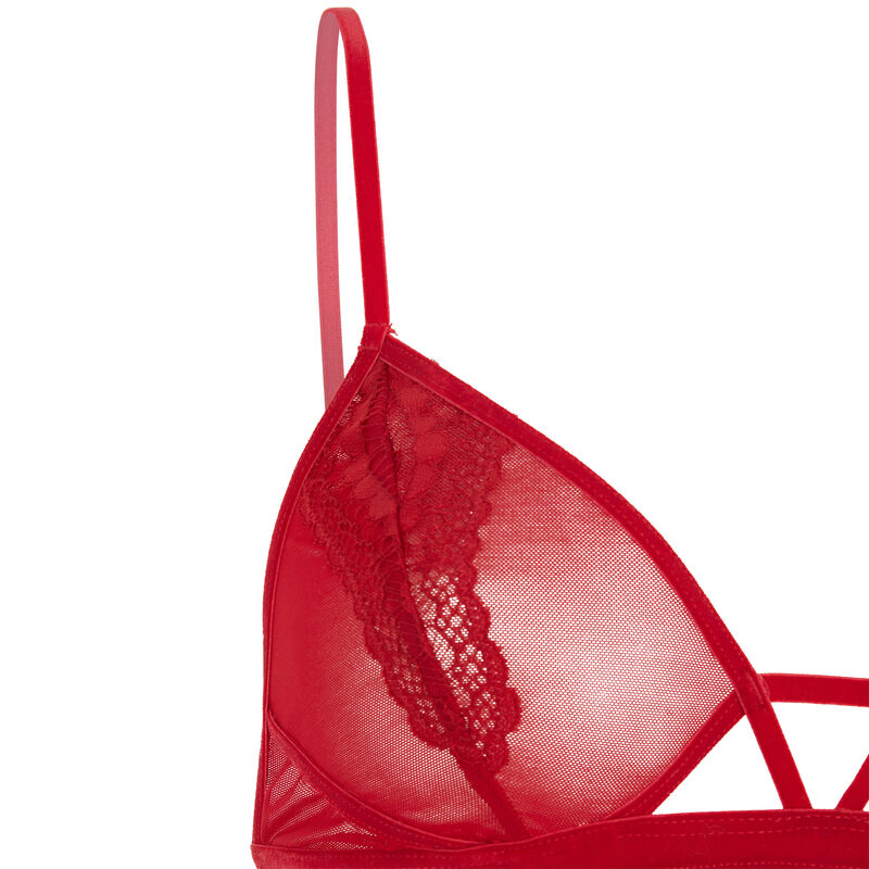 Lacifliz fishnet babydoll red.