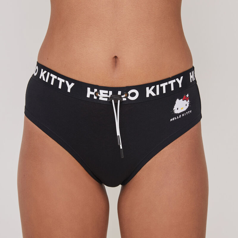 Majtki z podwyższoną talią, nadruk Hello Kitty hellokittiz Majtki z podwyższoną talią, nadruk Hello Kitty hellokittiz;