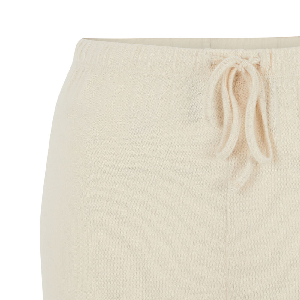 Mesh trousers - off-white cream.