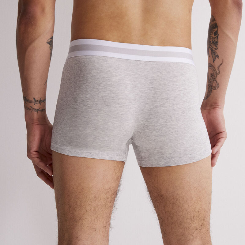 Plain organic cotton boxers - grey Plain organic cotton boxers - grey ;