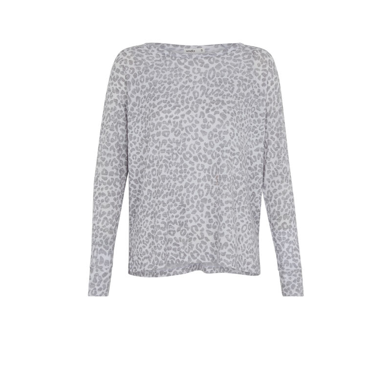 leopard print top - white leopard print top - white ;