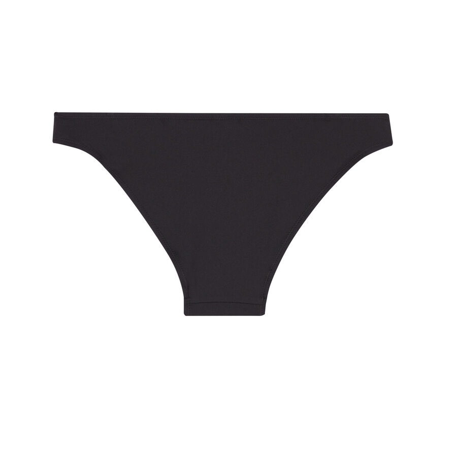 Plain bikini briefs - black;