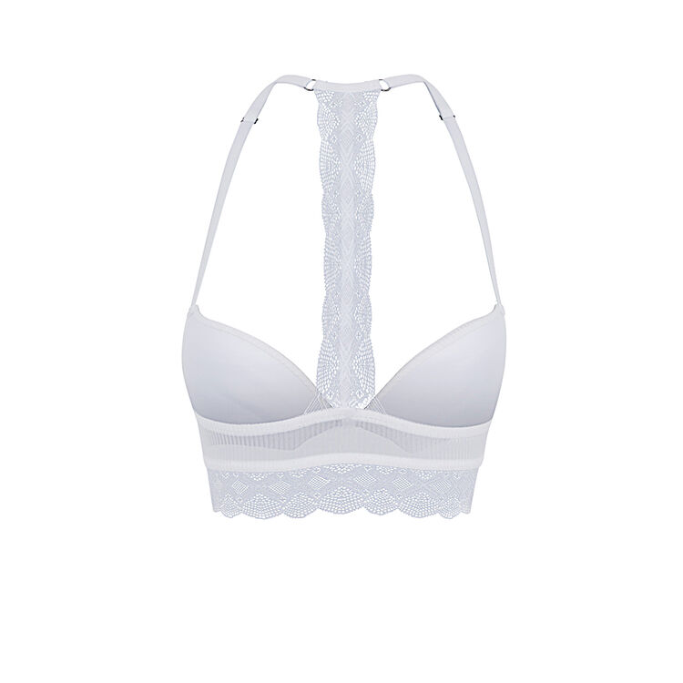 Monoskiz white push-up bra white.