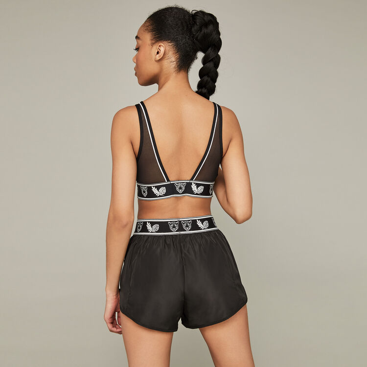 Черные шорты punksportiz black.