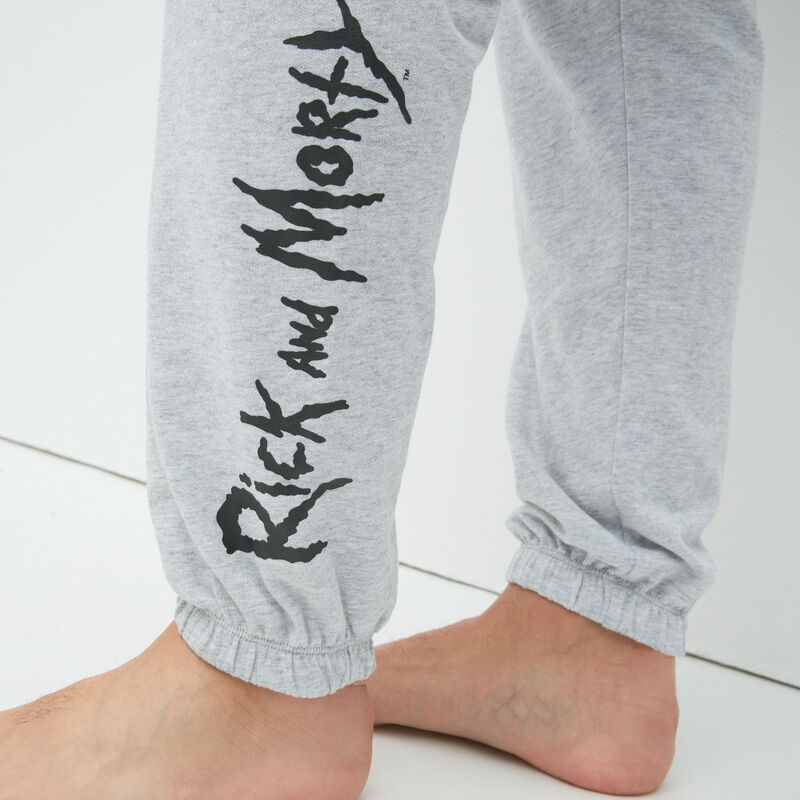 pantalon jogging avec imprimé rick and morty;