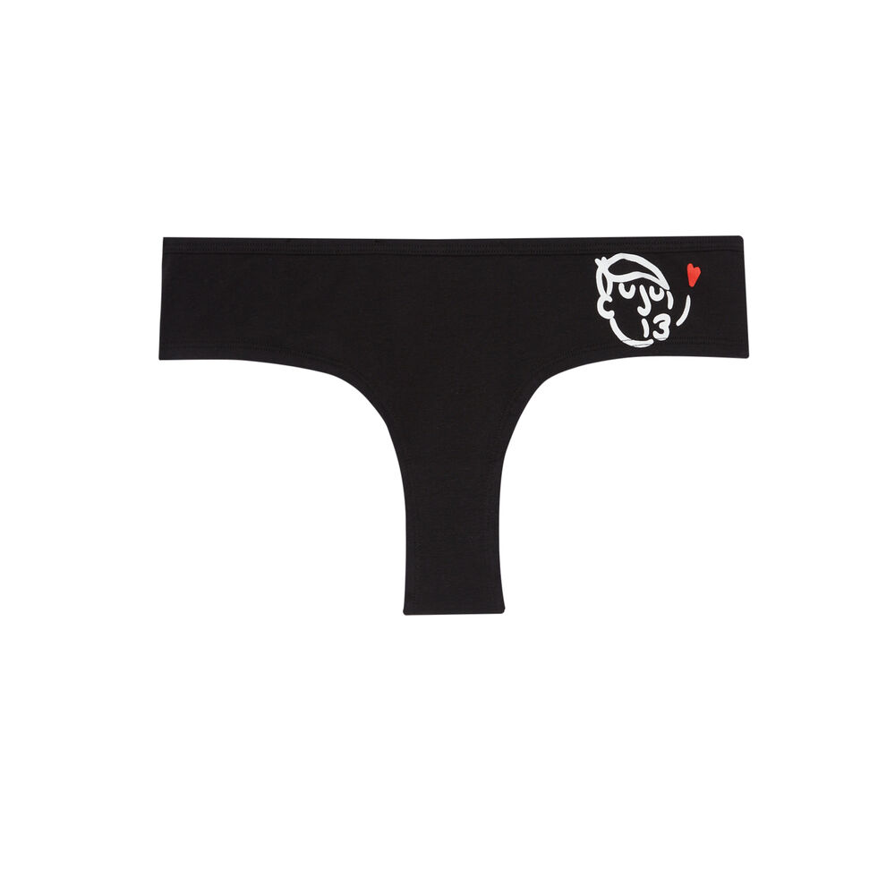 Ivan peev print shorty - black black.