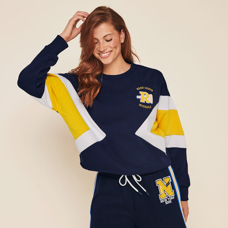 Bluza z okrągłym dekoltem licencja Riverdale riverdaliz Bluza z okrągłym dekoltem licencja Riverdale riverdaliz;