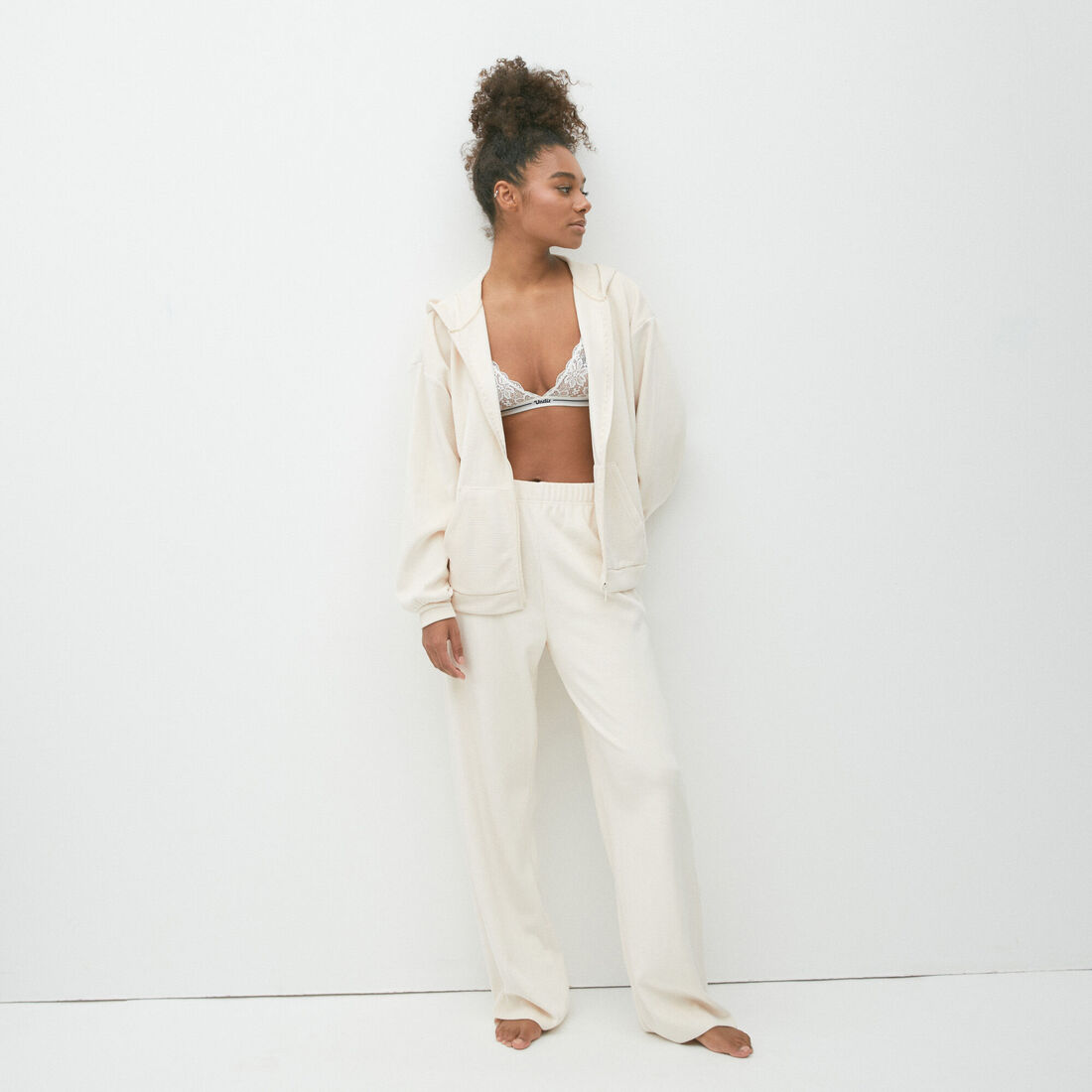 lined corduroy jacket ;