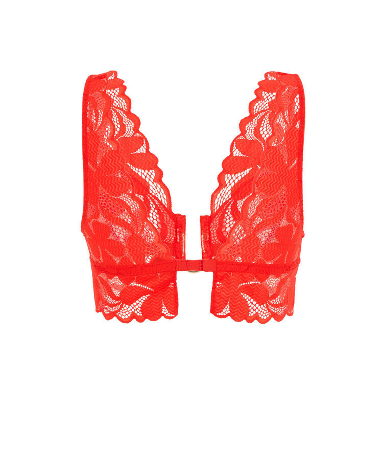 Non-wired bra - red red.