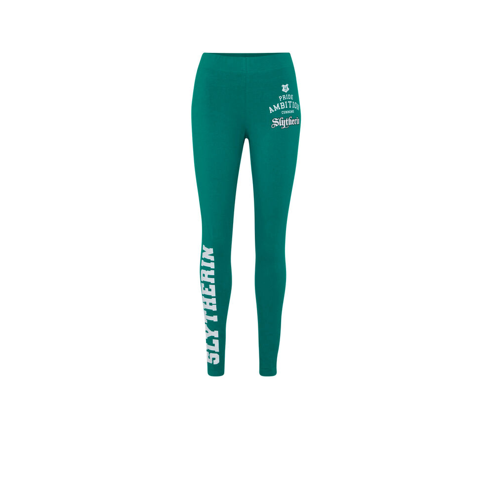 Slytherin printed leggings - green green.
