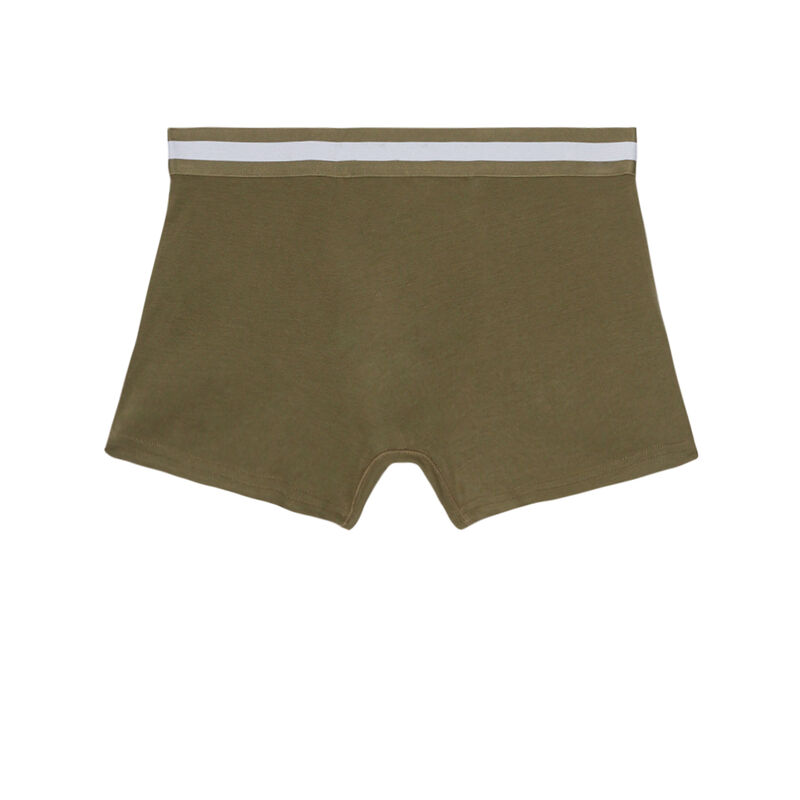 Plain cotton boxers - green Plain cotton boxers - green;