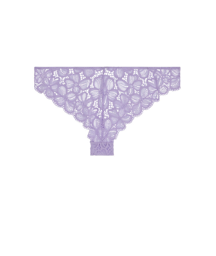 Lace tanga briefs - lilac lilac.