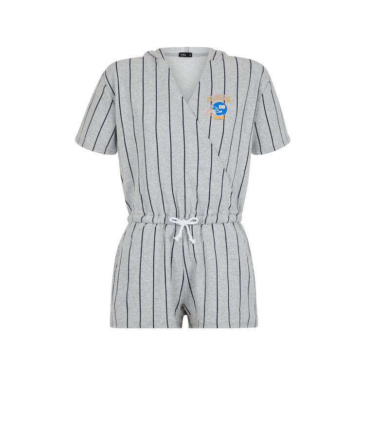 Rivervixiz short-sleeved playsuit grey.