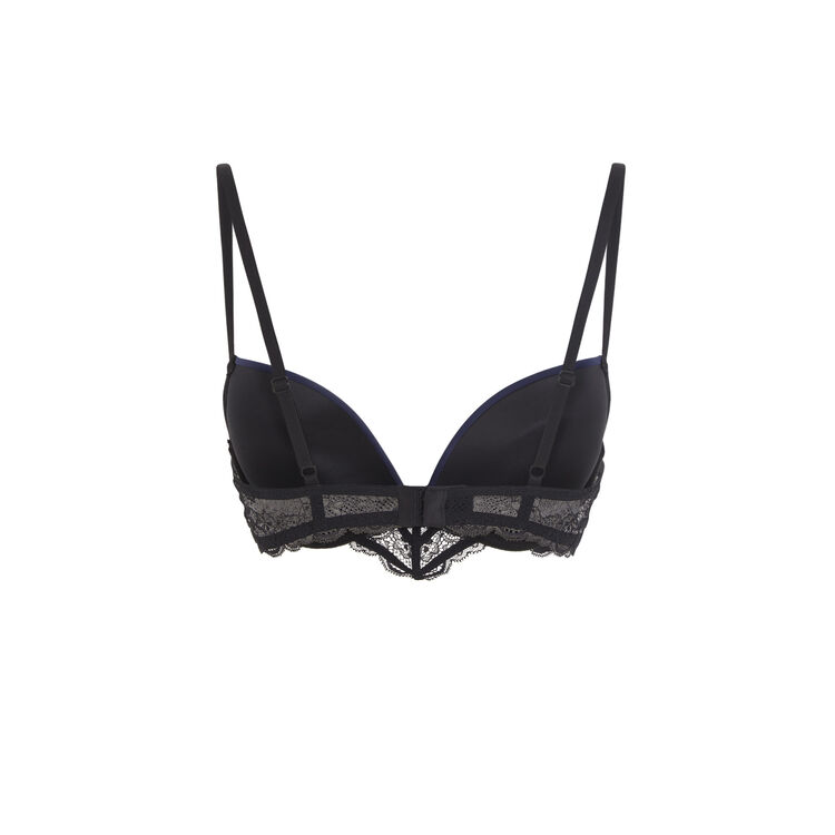 Princiz navy blue push-up bra blue.