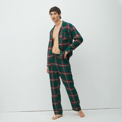 plaid pyjama bottoms