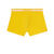 Plain cotton boxers - yellow;