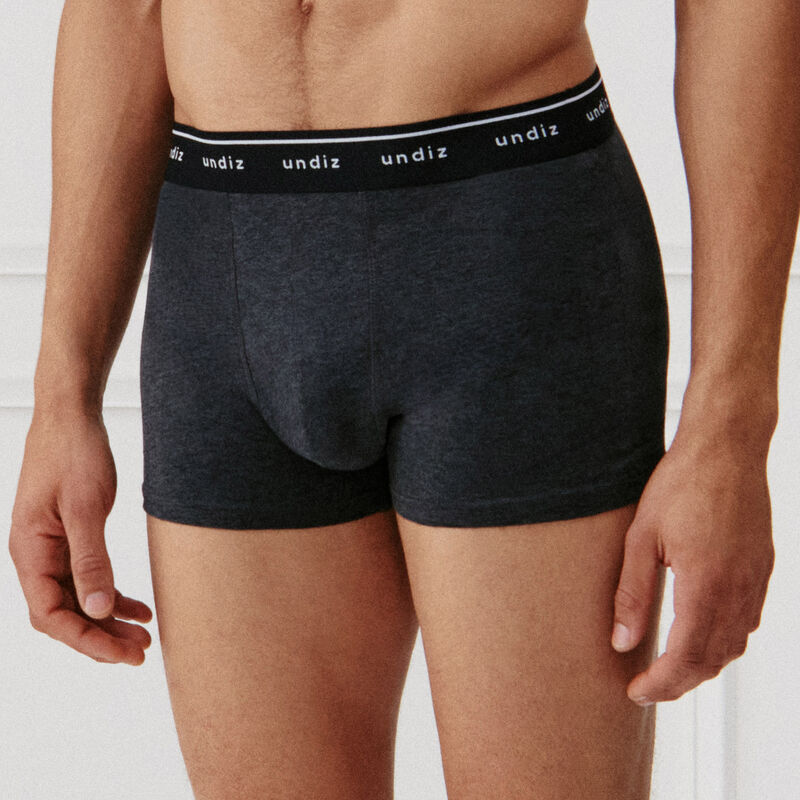 Plain cotton boxers;