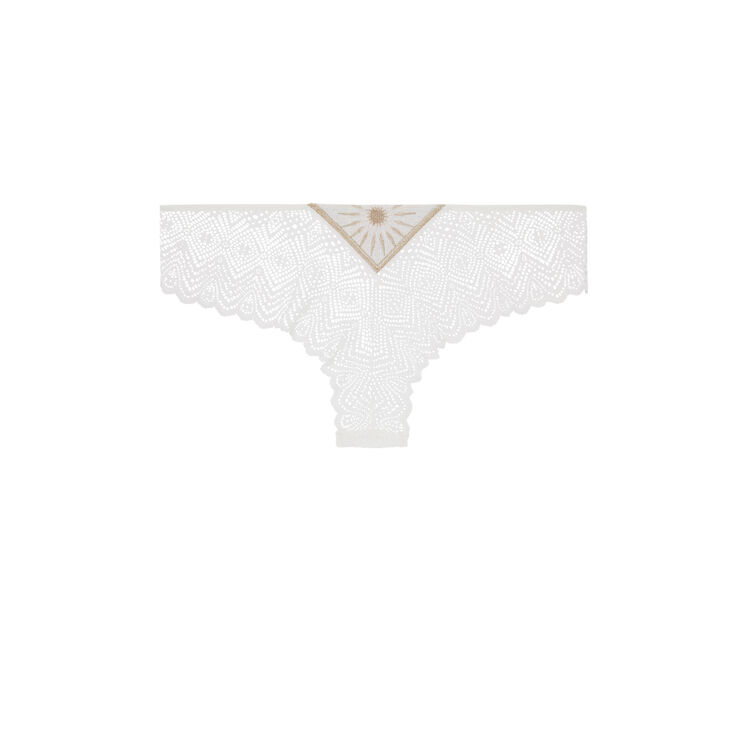 Horoscopiz off-white brief white.