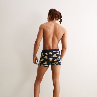 boxers with astro pattern - navy blue;