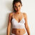 non-wired triangle bra with back detail - white;