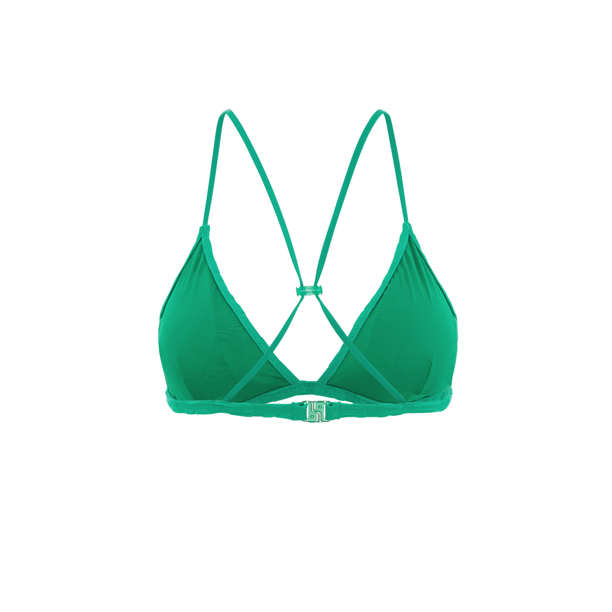 emerald green bikini top