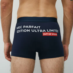 boxers with "mec parfait édition ultra limitée" slogan