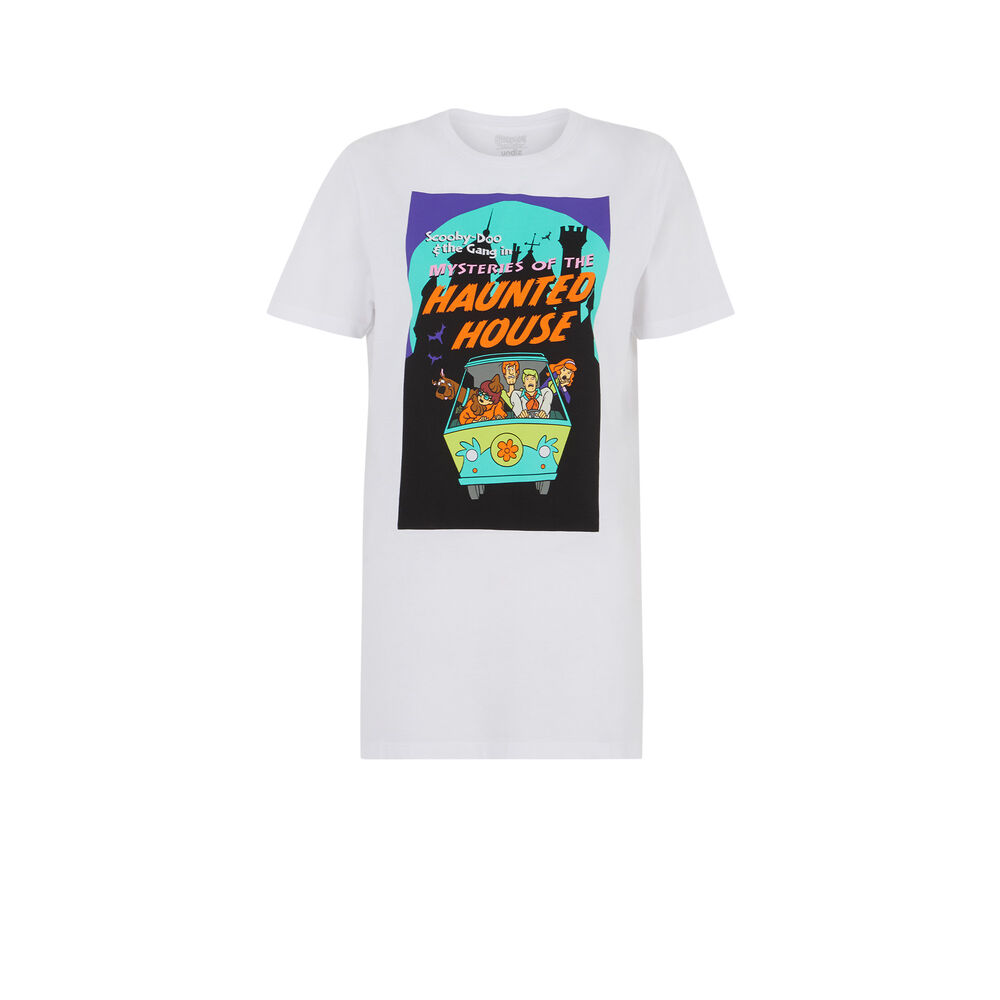 Scooby doo print tunic white.