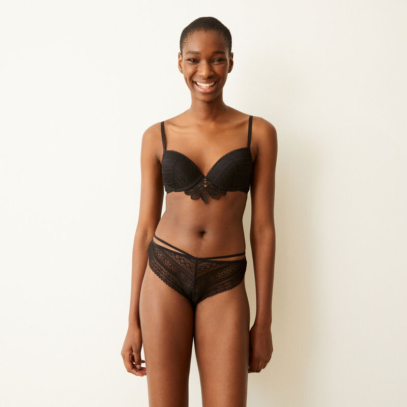 Lace push-up bra - black Lace push-up bra - black;