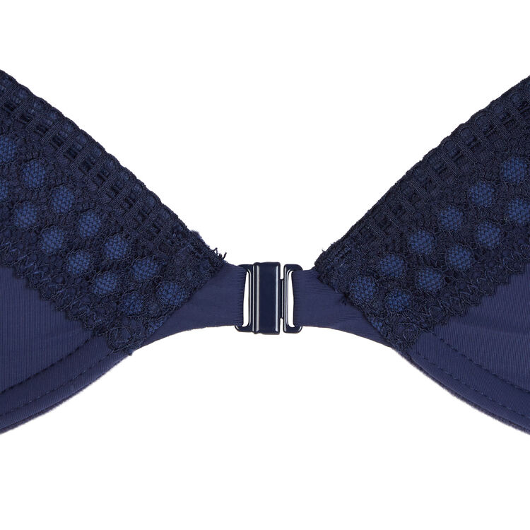 Niebieski modelujący biustonosz scotchiz blue.