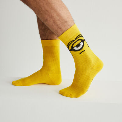 chaussettes Les Minions - jaune;