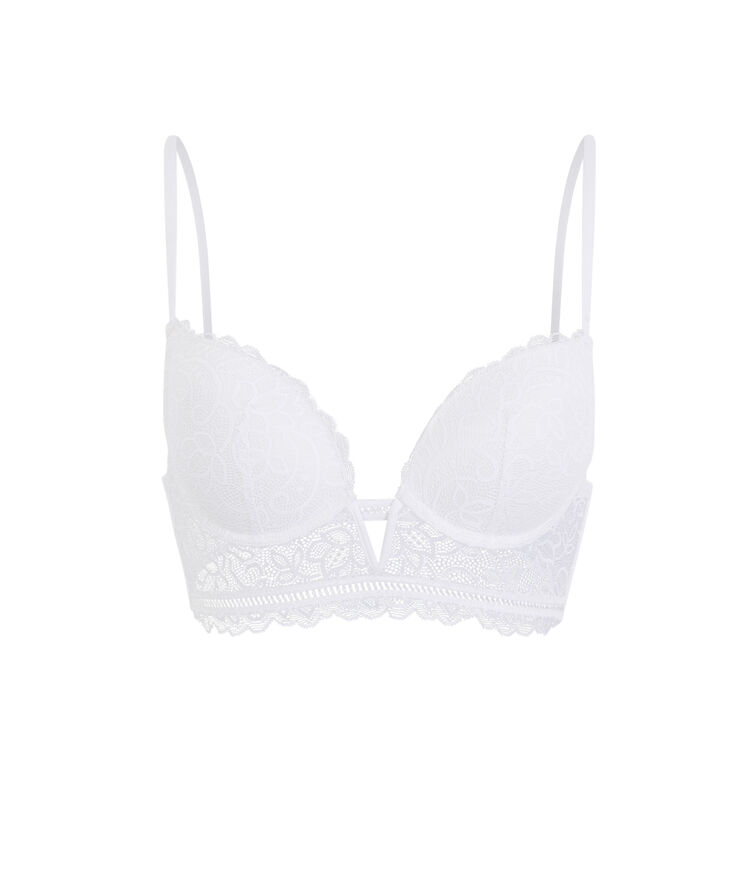 Sayiz white push-up bra white.