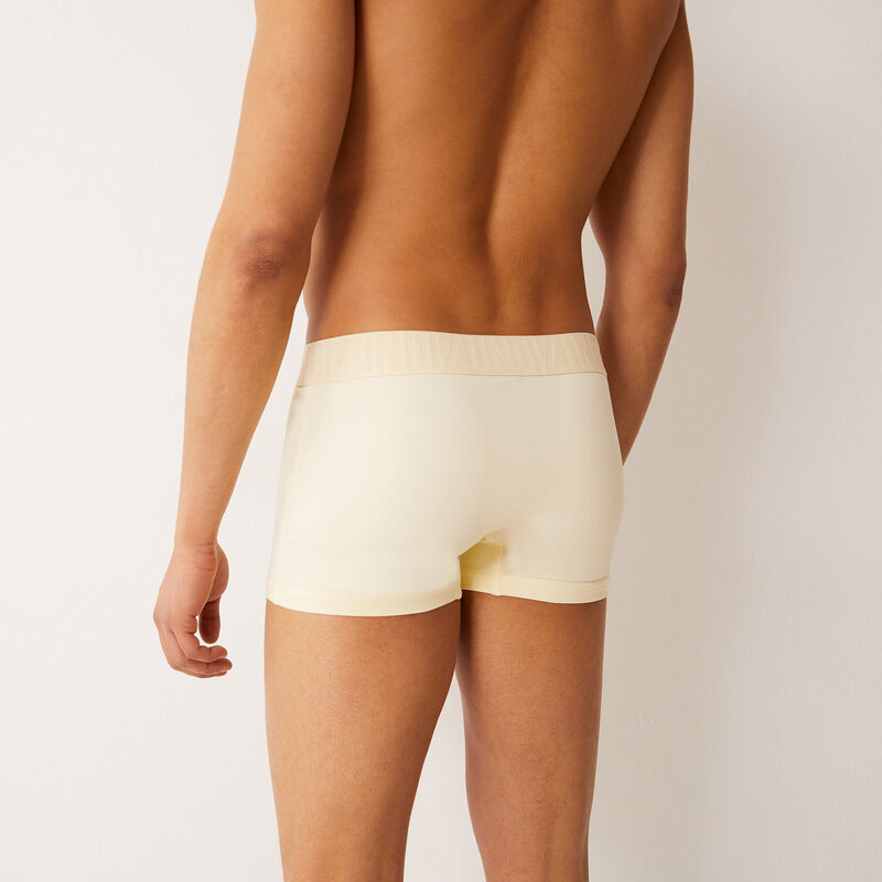 plain boxer with Undiz print elastic - beige. plain boxer with Undiz print elastic - beige.;