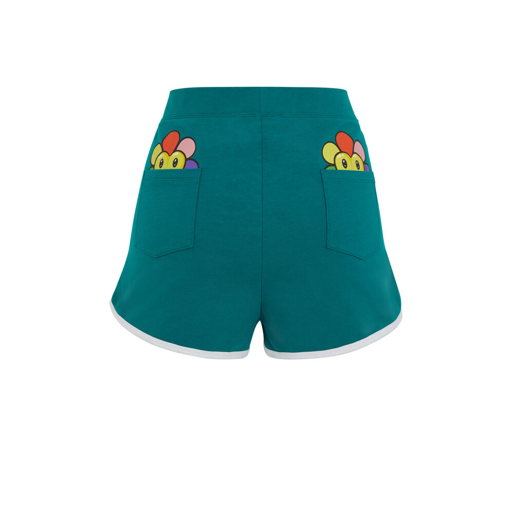 Short shorts with pockets - green green.