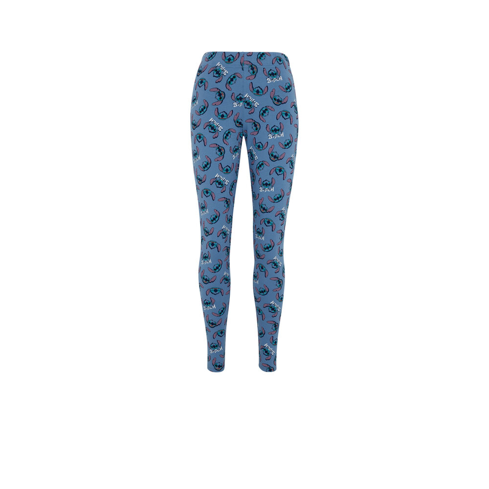 Stitch print leggings - blue  blue.
