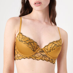 maximizer bra in satin and lace