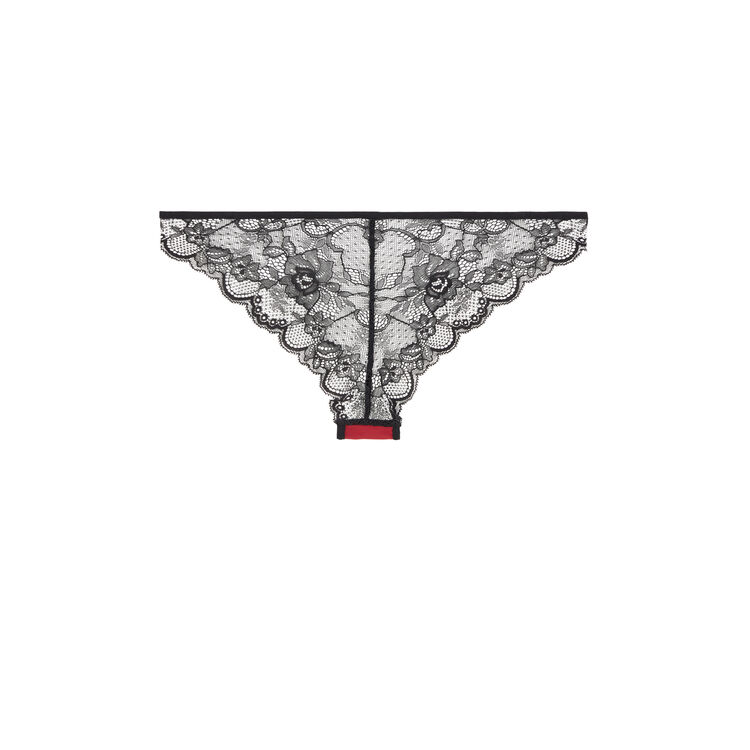Tanga aus spitze new princiz korallenrot.