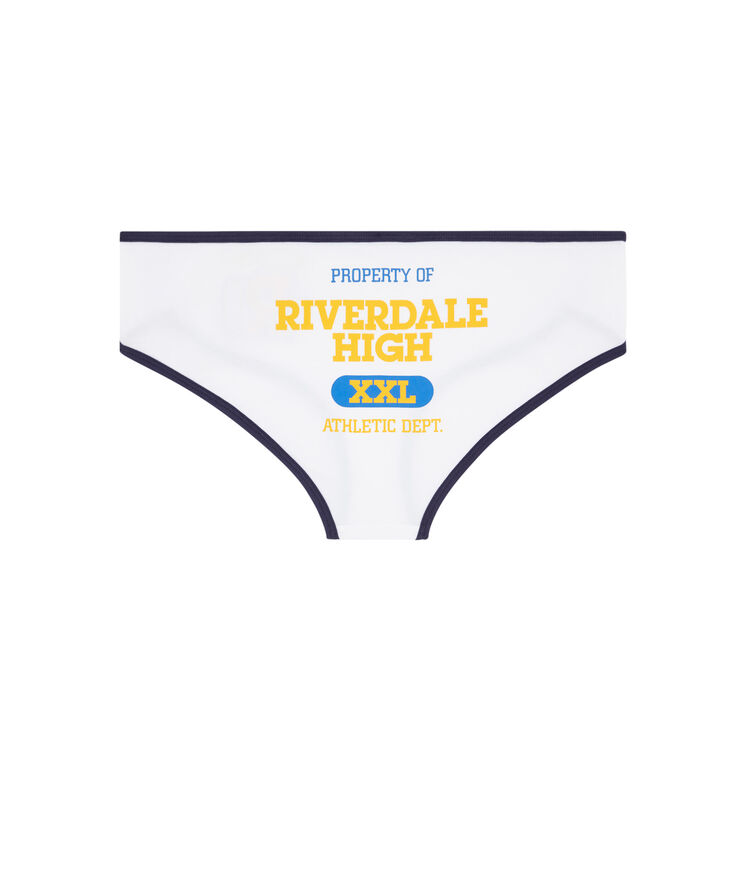Riverdaliz licensed riverdale cotton shorty white.