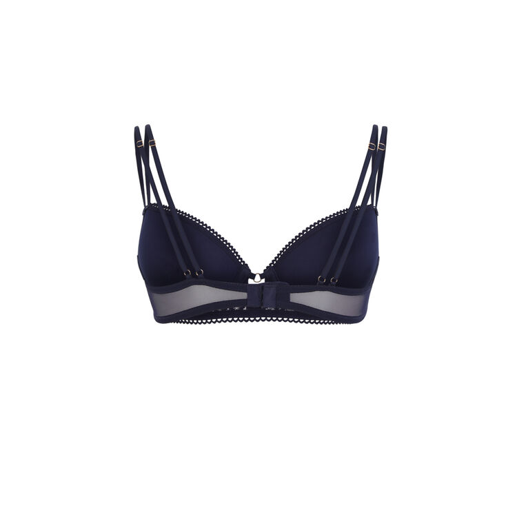 Lurexiz navy blue padded bra blue.