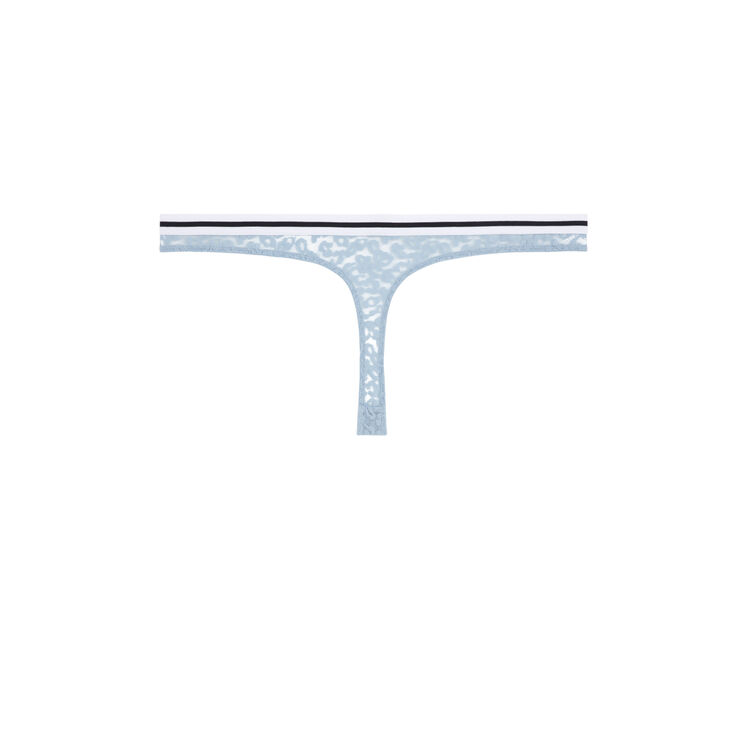 Secretiz leopiz navy blue thong blue.