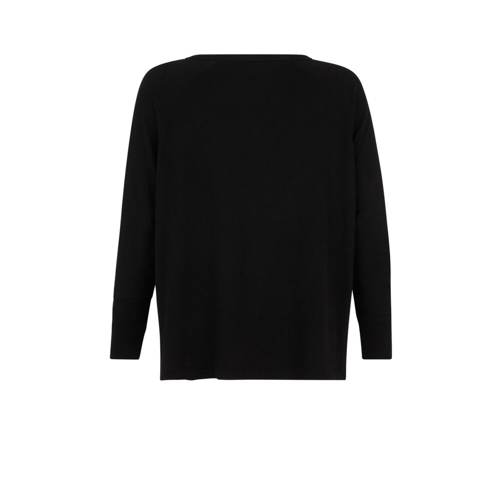 Long-sleeved top - black black.