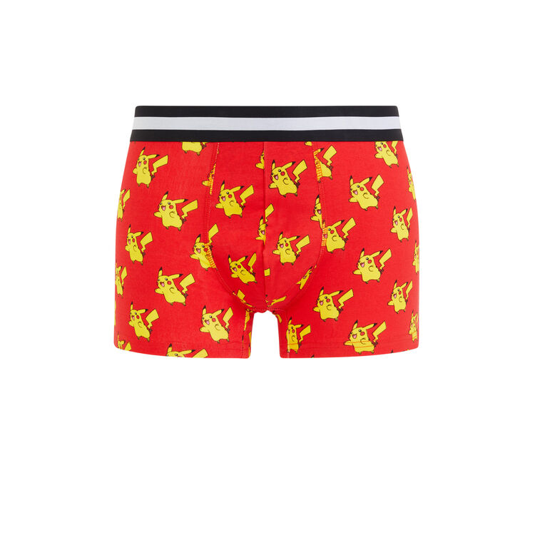 Boxershorts aus Baumwolle mit Pikachu-Print. Boxershorts aus Baumwolle mit Pikachu-Print.;
