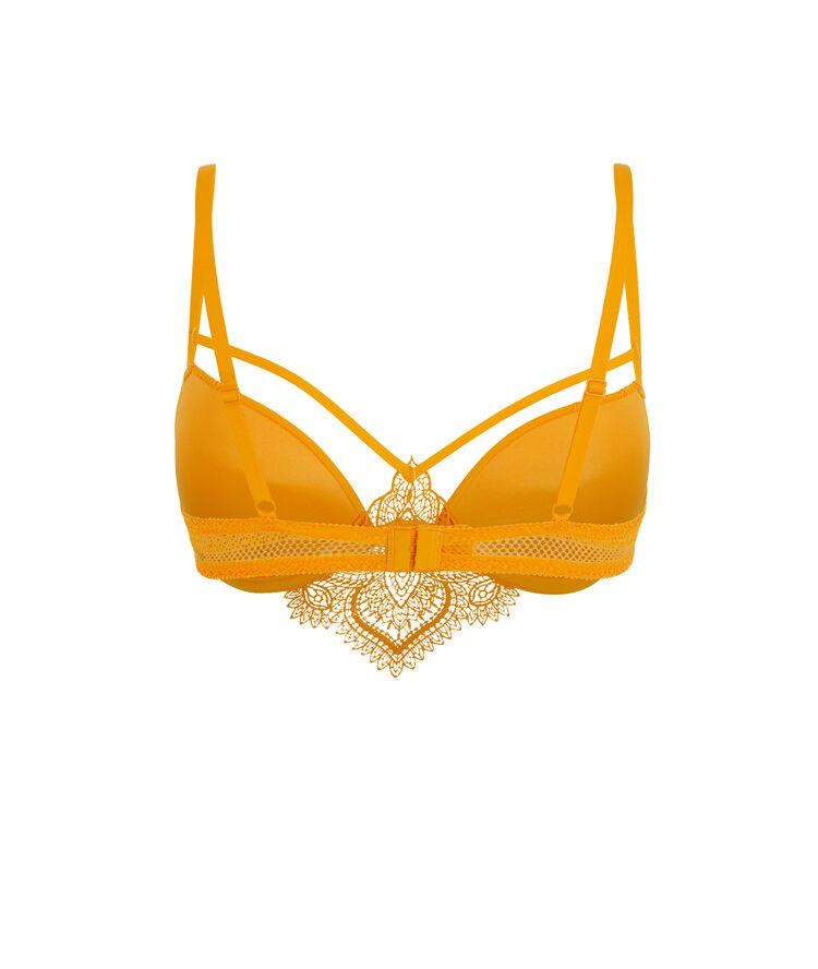 Tattoogirliz ochre push-up bra ochre.