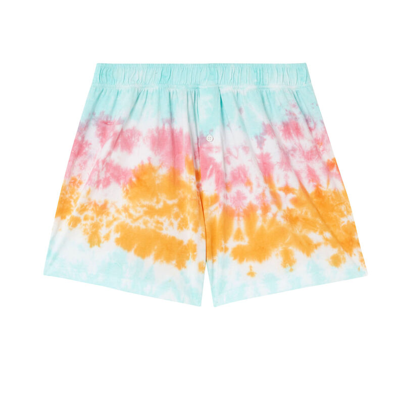 tie-dye cotton printed boxers - mango tie-dye cotton printed boxers - mango;