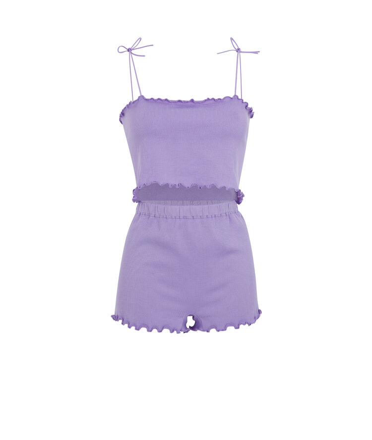 Top + shorts set - lilac lilac.