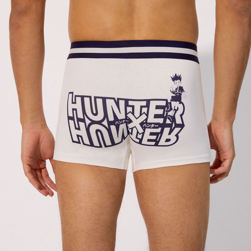 boxer shorts with Hunter x Hunter pattern;