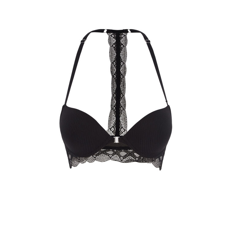 Czarny biustonosz push-up monoskiz Czarny biustonosz push-up monoskiz;