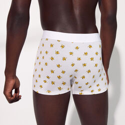 cotton boxer shorts with bananas pattern;
