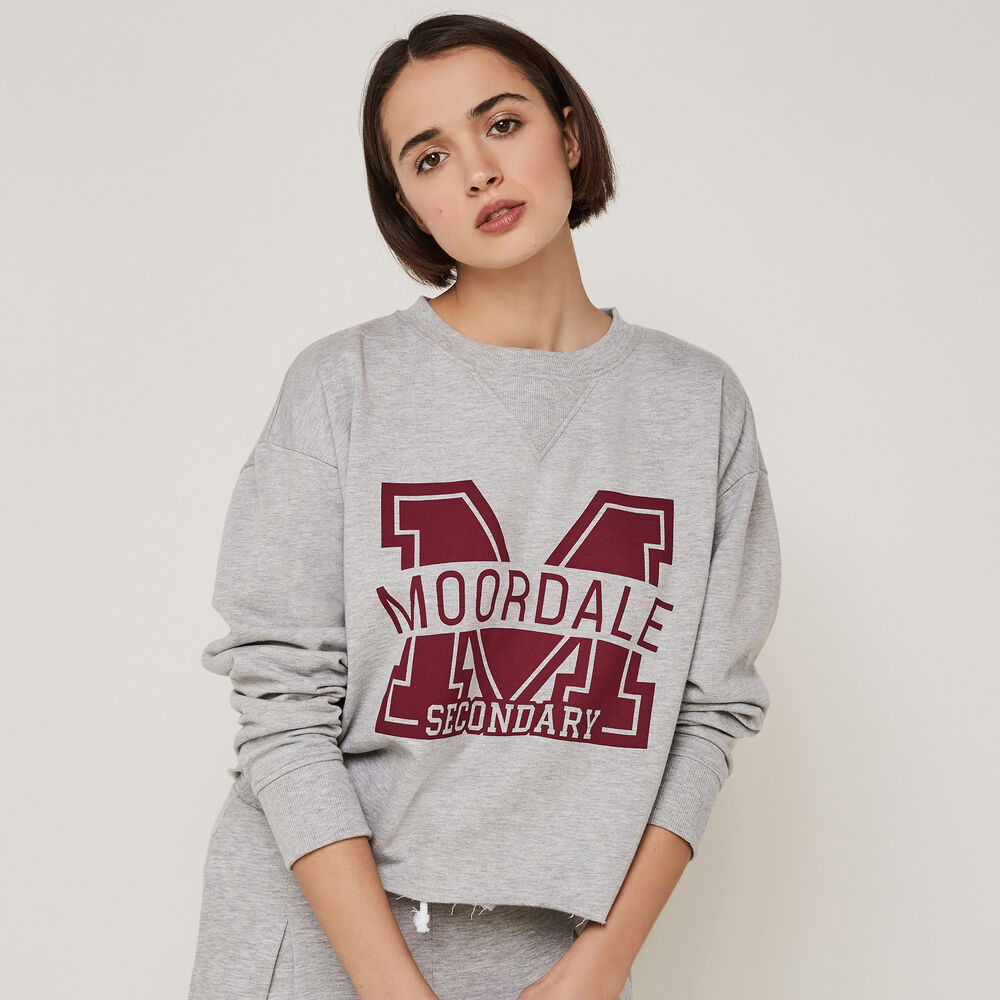 Sexeduciz printed sweatshirt grey.