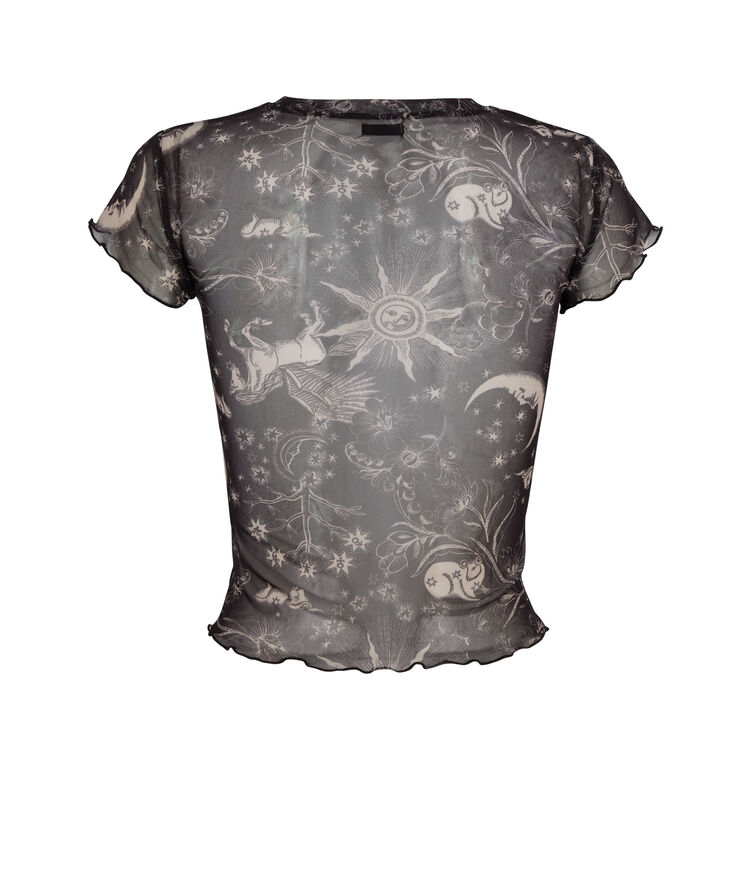 Mesh atro top - black black.
